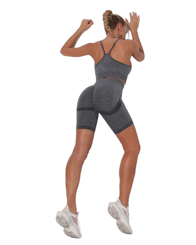 Fitness short set Charcoal