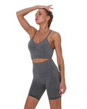 Fitness short set Charcoal