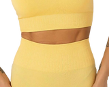 Fitness short set Yellow