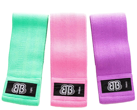 Fitness resistance band set