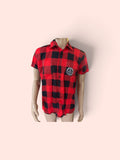 Flanno red polo