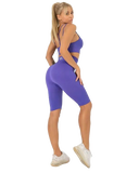 Fitness short set Purple
