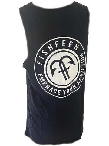 Cotton Singlet Navy Hook